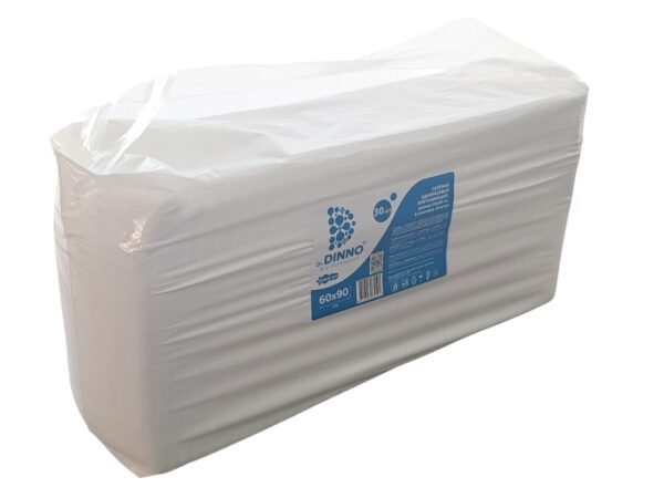 Пеленки одноразовые впитывающие Dr.DINNO Standart (30 штук в упаковке)