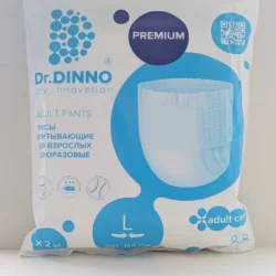 Трусы впитывающие для взрослых одноразовые <span>Dr.DINNO Premium L</span> (2 шт.)