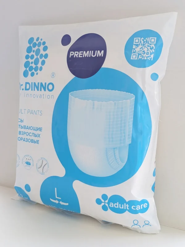 Трусы впитывающие для взрослых одноразовые <span>Dr.DINNO Premium L</span> (2 шт.)