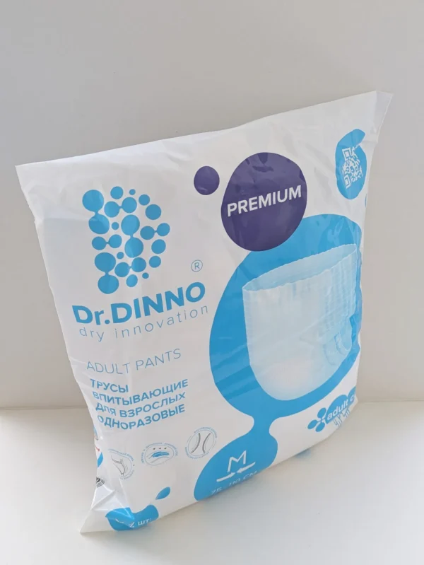 Трусы впитывающие для взрослых одноразовые <span>Dr.DINNO Premium M</span> (2 шт.)