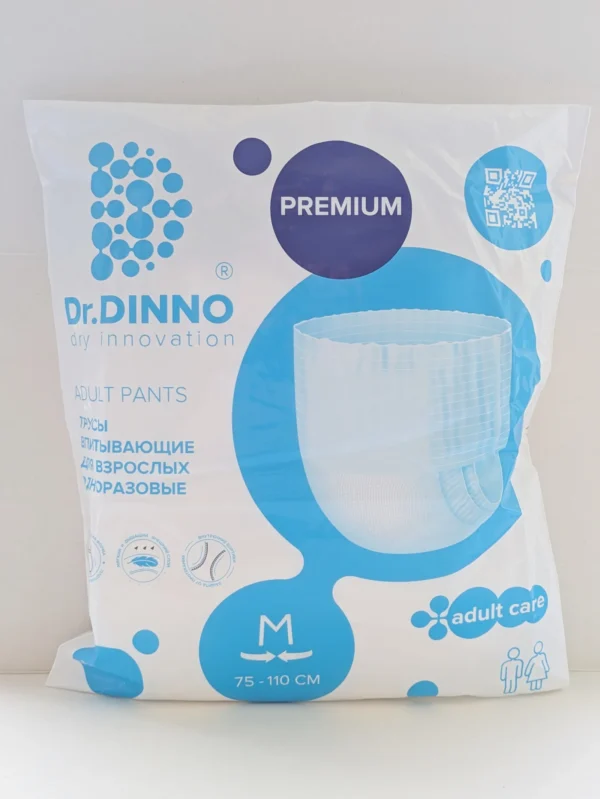Трусы впитывающие для взрослых одноразовые <span>Dr.DINNO Premium M</span> (2 шт.)