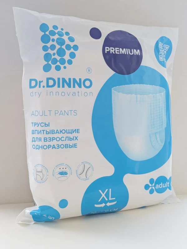 Трусы впитывающие для взрослых одноразовые Dr.DINNO Premium XL (2 шт.)