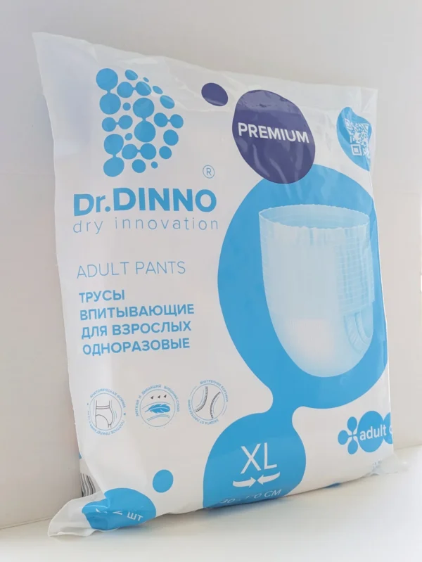 Трусы впитывающие для взрослых одноразовые <span>Dr.DINNO Premium XL</span> (2 шт.)
