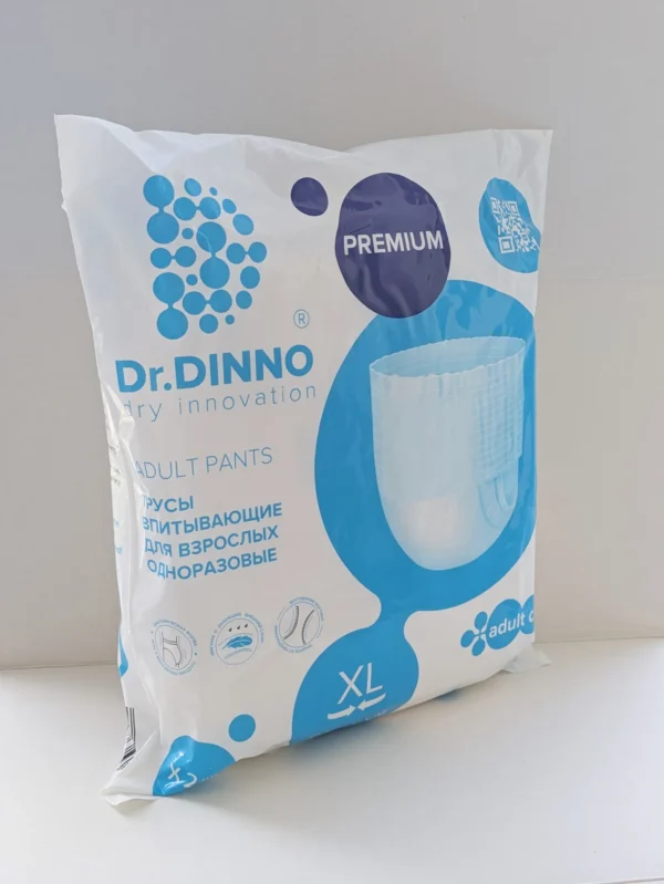 Трусы впитывающие для взрослых одноразовые <span>Dr.DINNO Premium XL</span> (2 шт.)