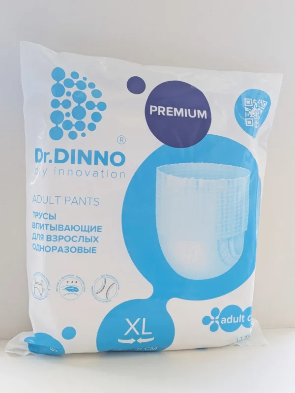Трусы впитывающие для взрослых одноразовые <span>Dr.DINNO Premium XL</span> (2 шт.)