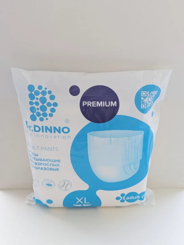 Трусы впитывающие для взрослых одноразовые <span>Dr.DINNO Premium XL</span> (2 шт.)
