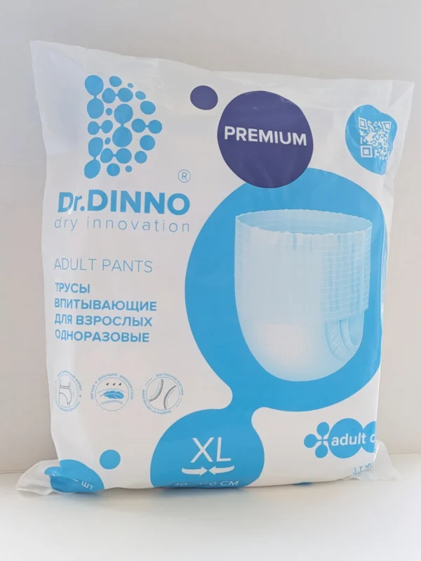 Трусы впитывающие для взрослых одноразовые <span>Dr.DINNO Premium XL</span> (2 шт.)