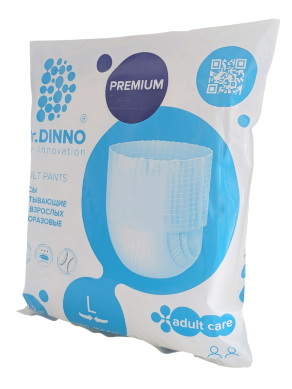 Трусы впитывающие для взрослых одноразовые Dr.DINNO Premium L (2 шт.)