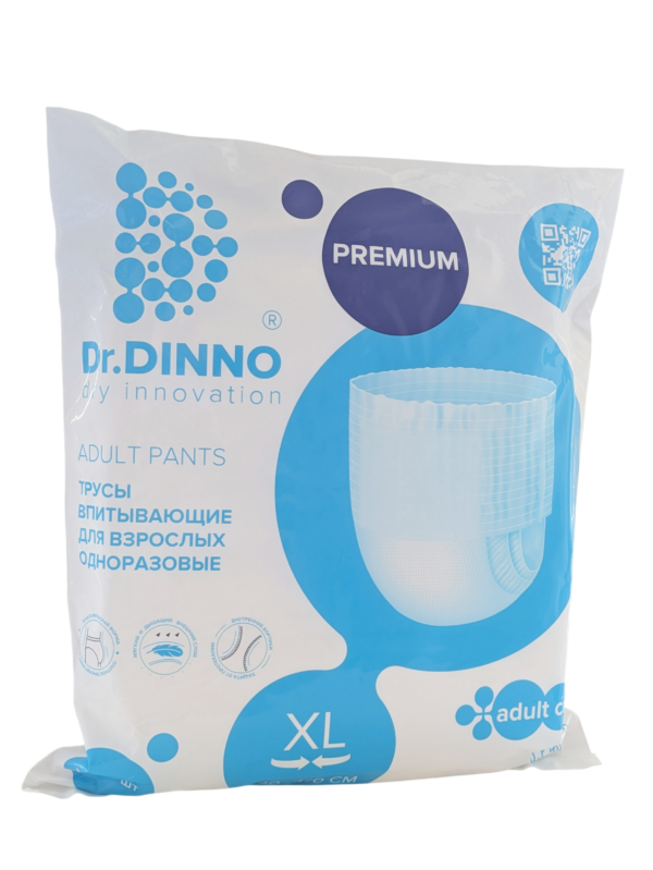 Трусы впитывающие для взрослых одноразовые Dr.DINNO Premium XL (2 шт.)