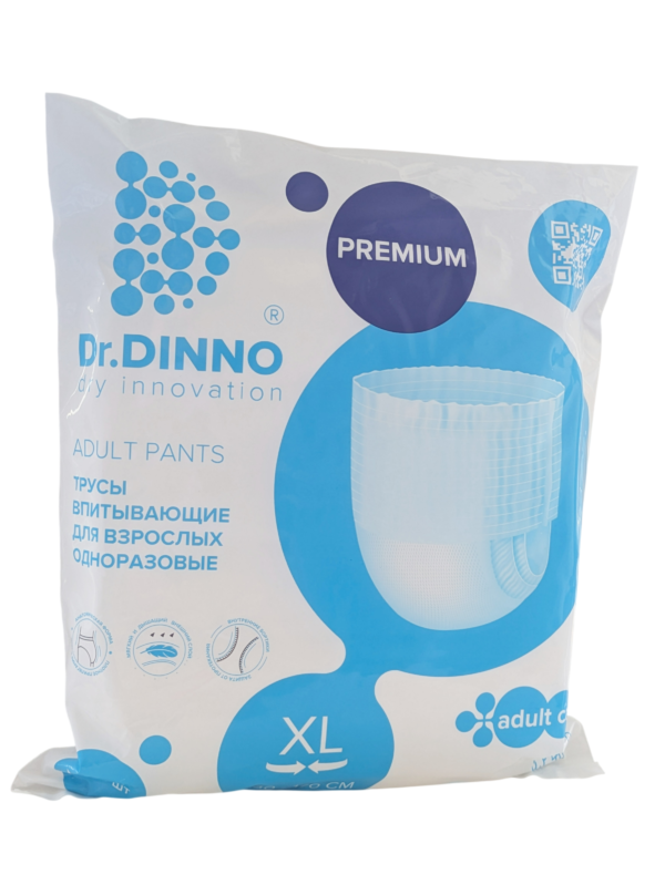 Трусы впитывающие для взрослых одноразовые Dr.DINNO Premium XL (2 шт.)