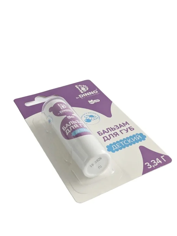 Children’s lip balm with bisabolol and olive oil Dr. Dinno
